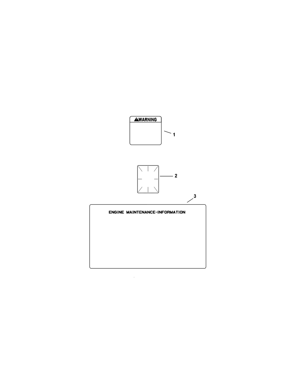 Kohler Efi Engine - Decals Diagram and Parts List for 46G 4X4-EFI-1G202Z-1G313Z-37BMD710 Cub Cadet Lawn Tractor Accessories